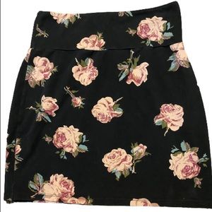 Talula floral print body con 80’s style skirt